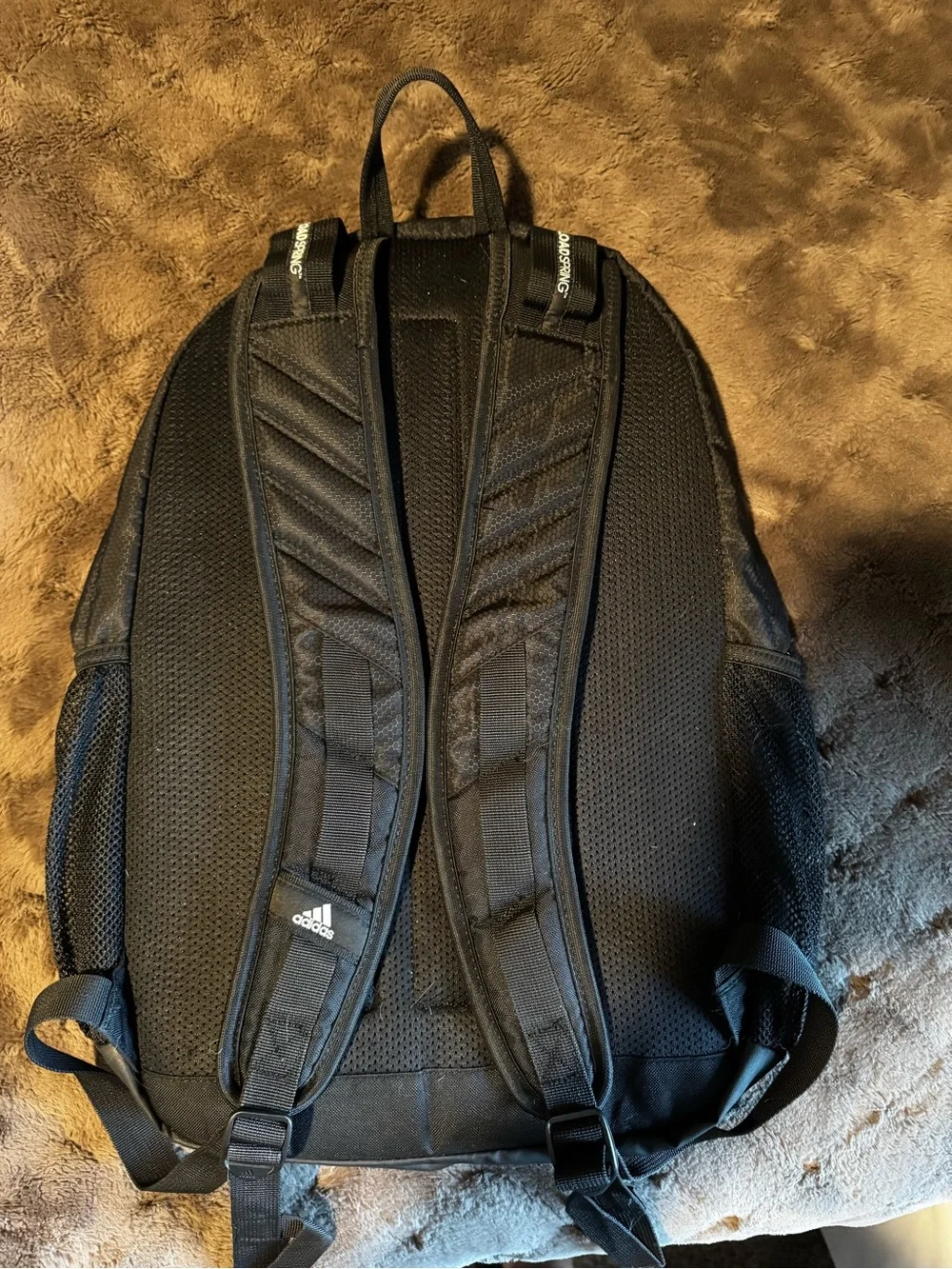 adidas Black Men's Backpack with Multiple Compartments